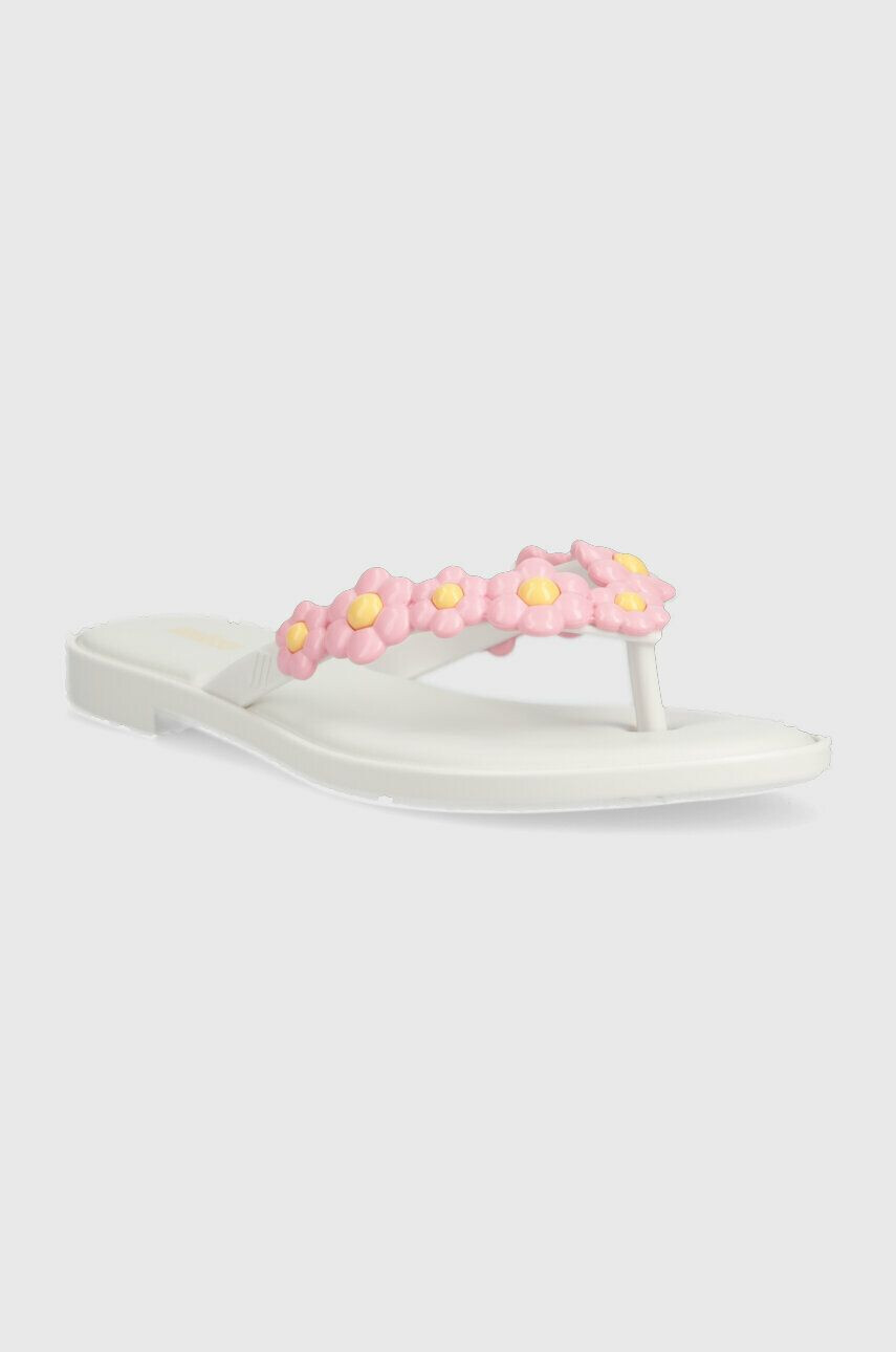 Melissa Джапанки FLIP FLOP SPRING AD в бяло с равна подметка M.33715.AL237 - Pepit.bg