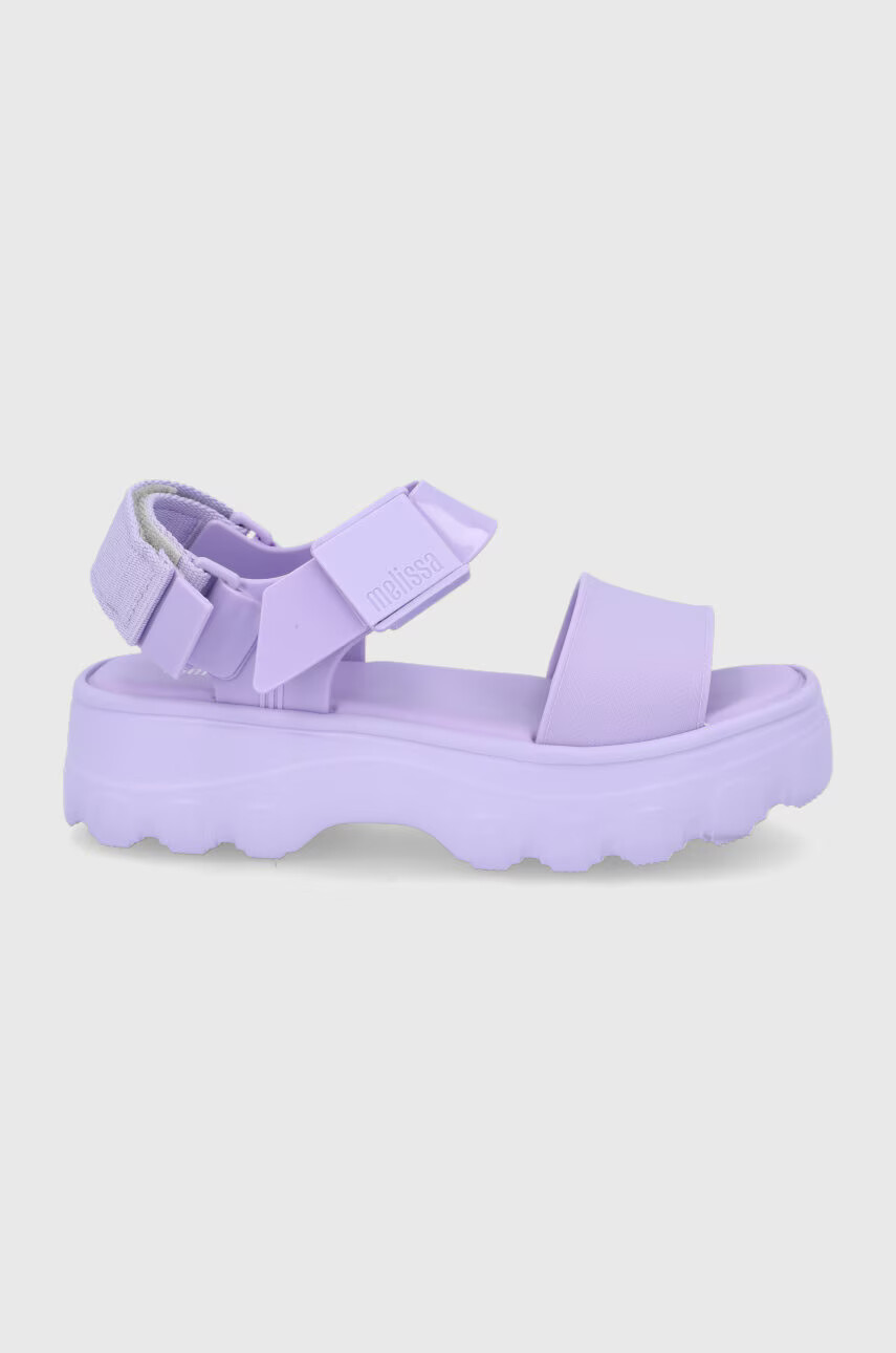 Melissa Сандали дамски в лилаво с платформа - Pepit.bg