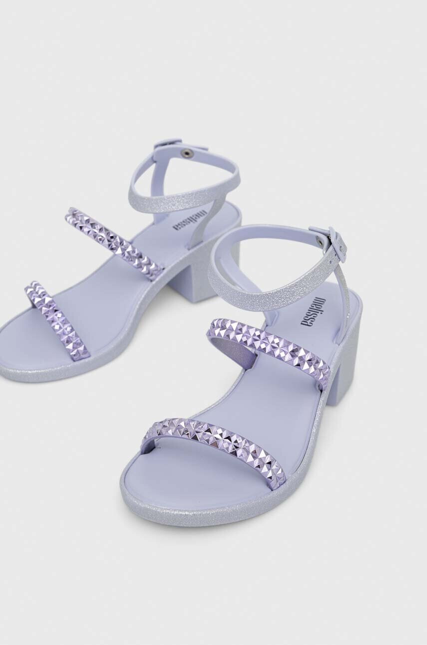 Melissa Сандали GLOWING HEEL AD в лилаво - Pepit.bg