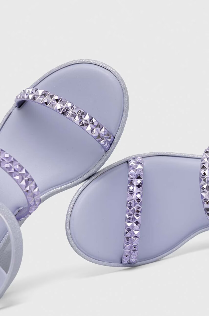 Melissa Сандали GLOWING HEEL AD в лилаво - Pepit.bg