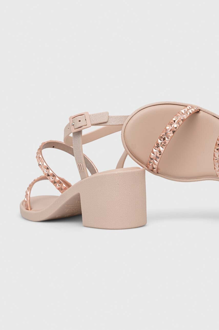 Melissa Сандали GLOWING HEEL AD в бежово - Pepit.bg