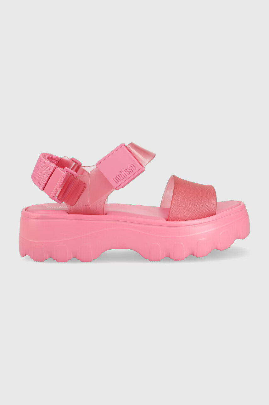 Melissa Сандали KICK OFF SANDAL AD в розово с платформа M.32823.AJ294 - Pepit.bg