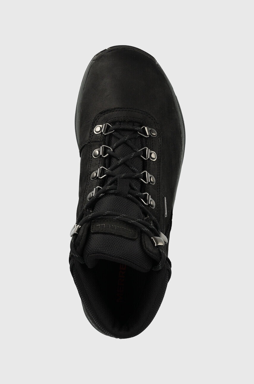 Merrell Обувки Erie Mid Leather Waterproof в черно - Pepit.bg