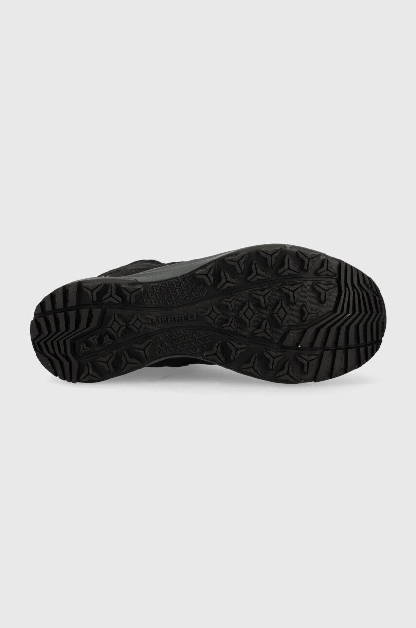 Merrell Обувки Erie Mid Leather Waterproof в черно - Pepit.bg