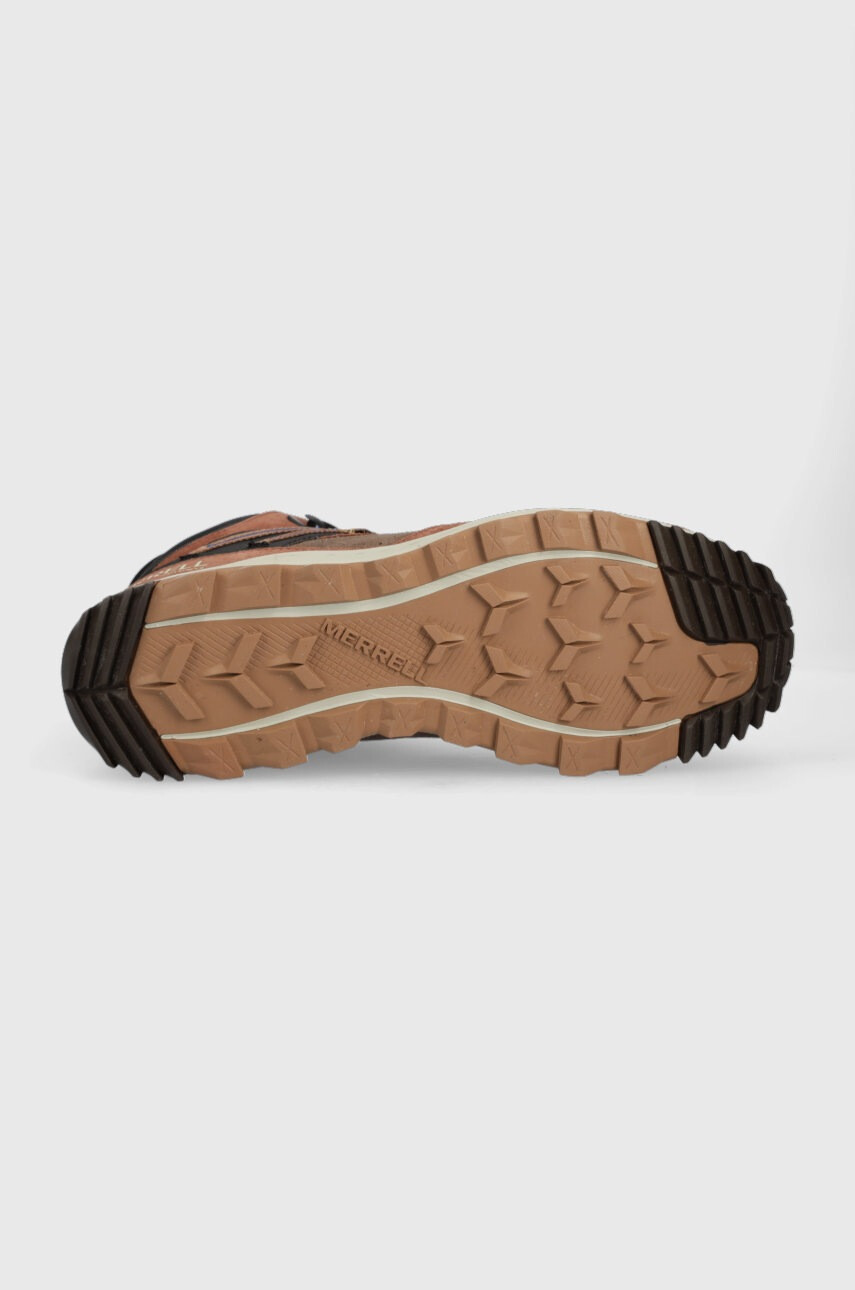 Merrell Обувки Wildwood Mid Waterproof в кафяво - Pepit.bg