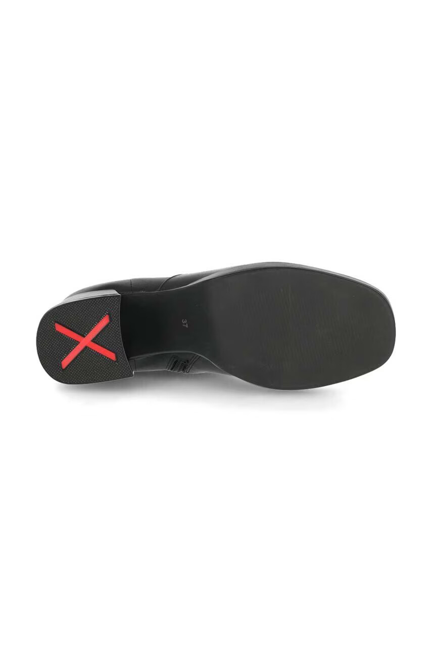 Mexx Боти Kiwi в черно с висок ток - Pepit.bg