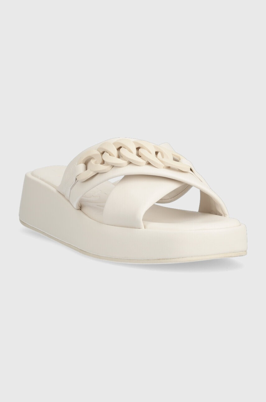 Mexx Чехли Lexi в бяло с платформа MXBN008201W - Pepit.bg