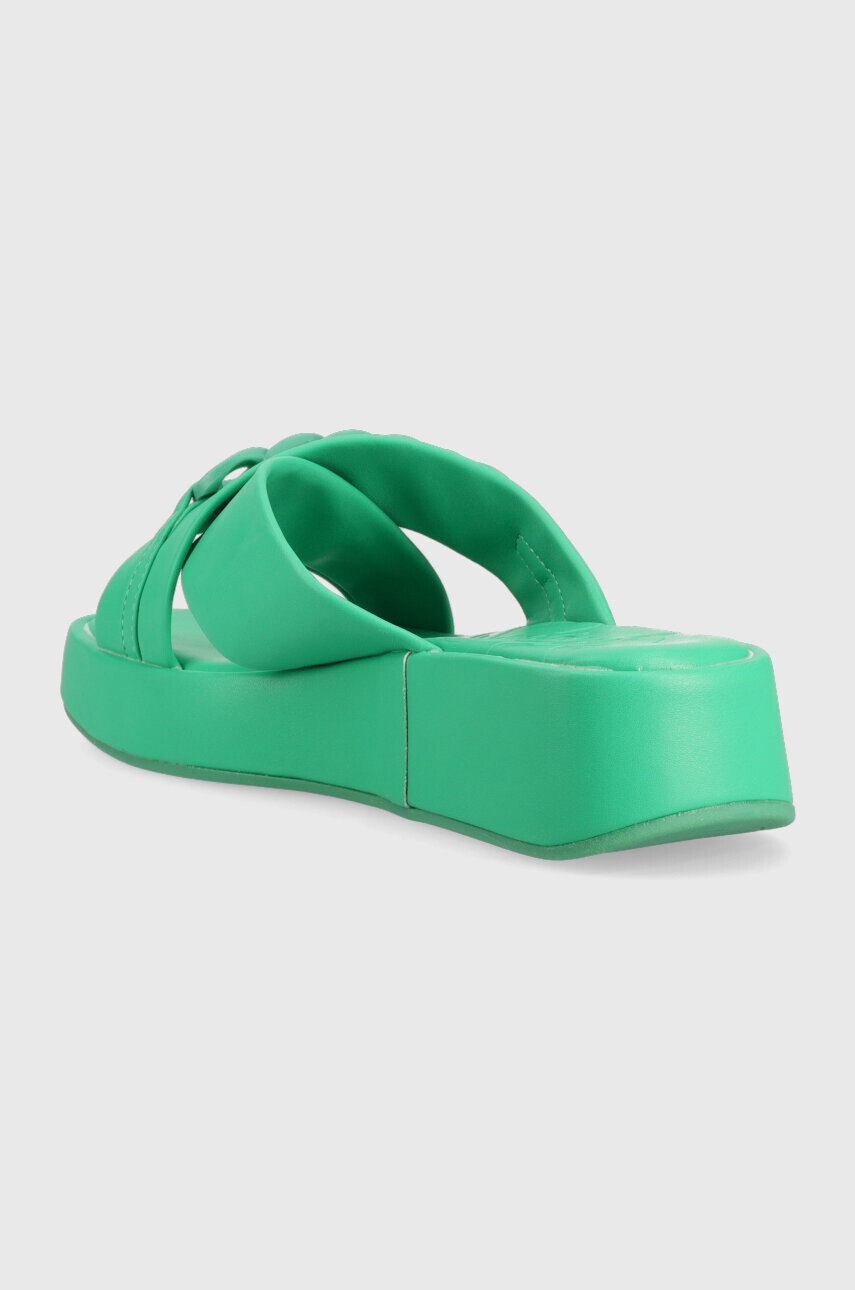 Mexx Чехли Lexi в зелено с платформа MXBN008203W - Pepit.bg