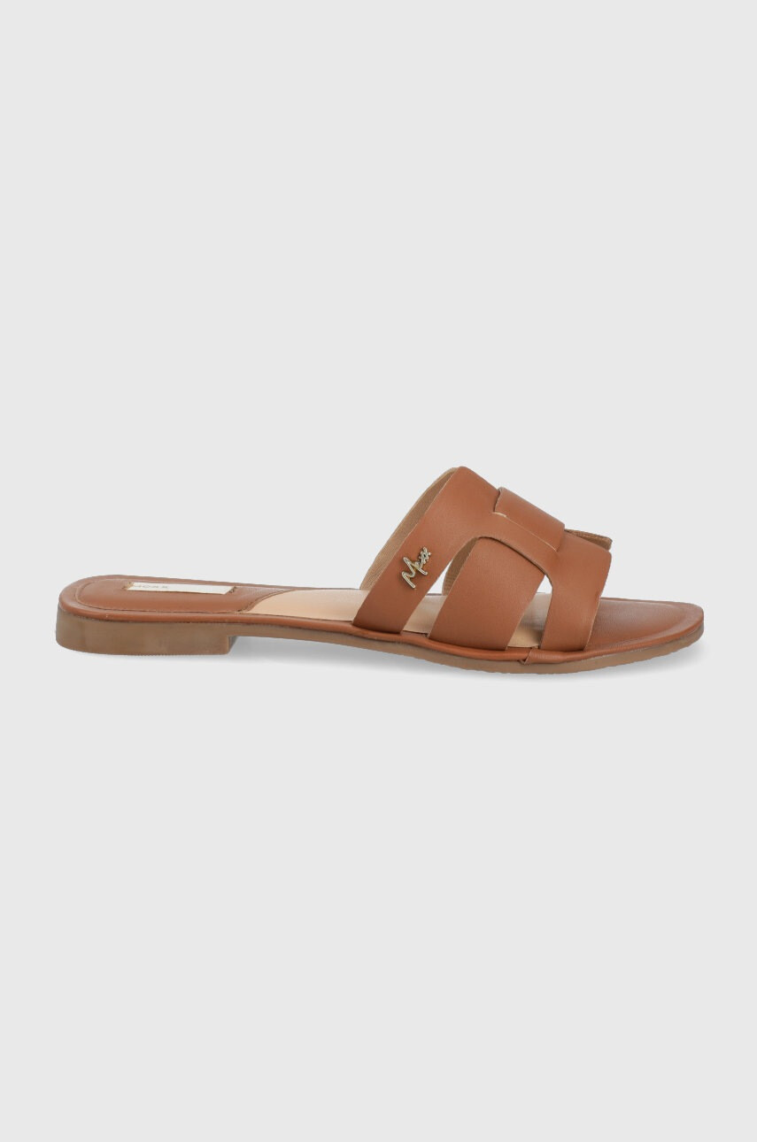 Mexx Кожени чехли Sandal Jacey дамски в кафяво - Pepit.bg