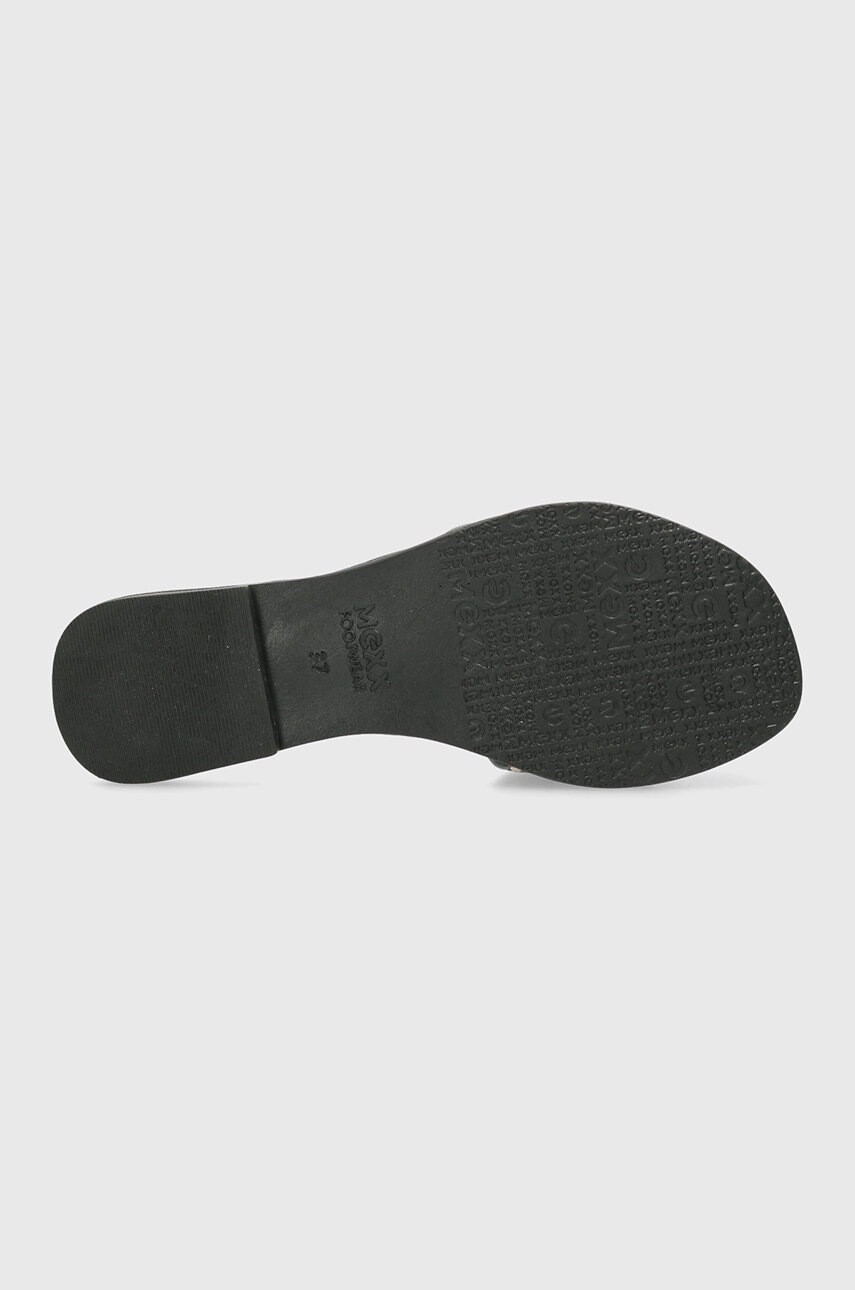 Mexx Кожени чехли Sandal Jewel в черно - Pepit.bg