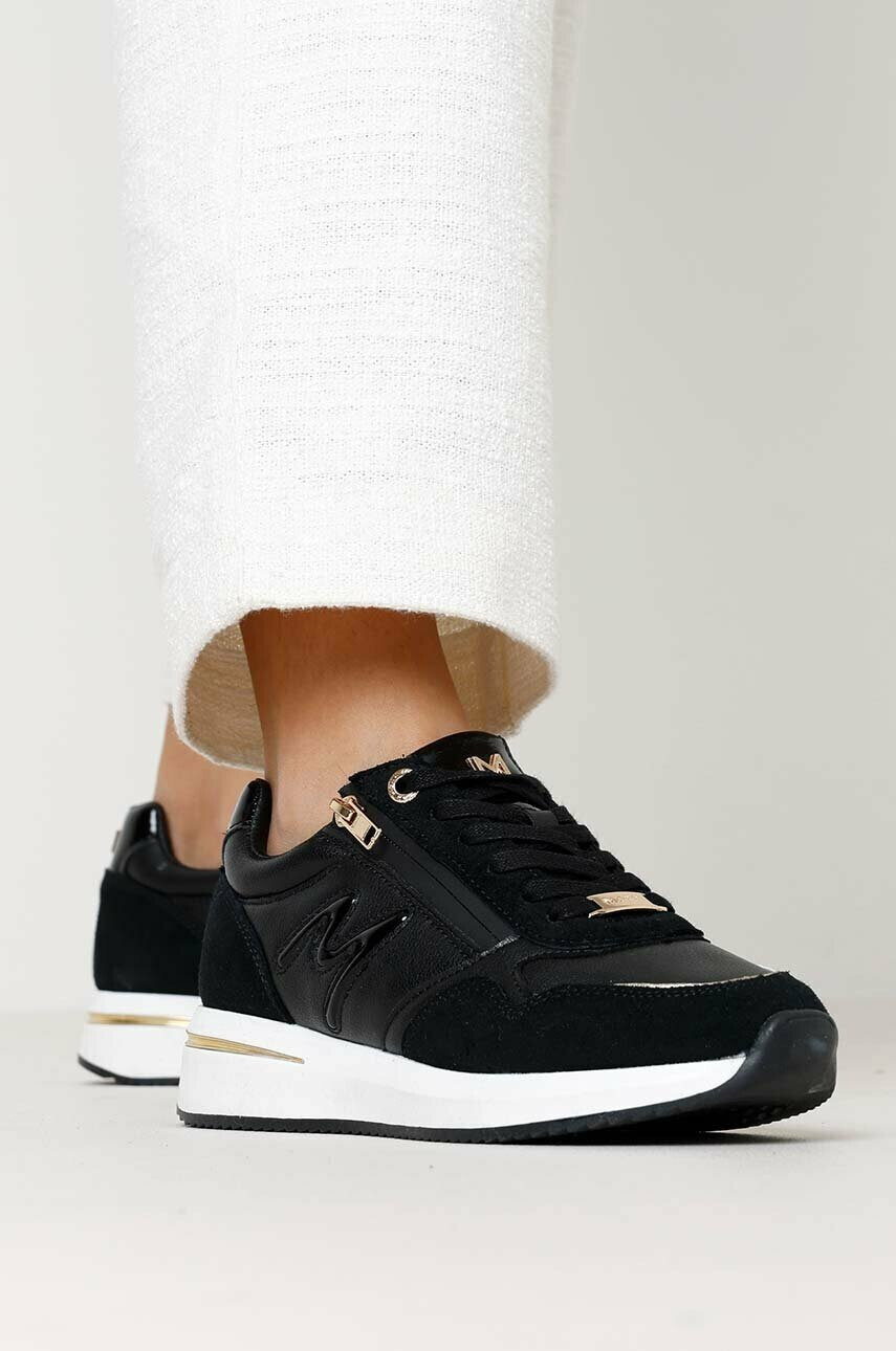 Mexx Кожени маратонки Lenthe в черно MXK039401W - Pepit.bg
