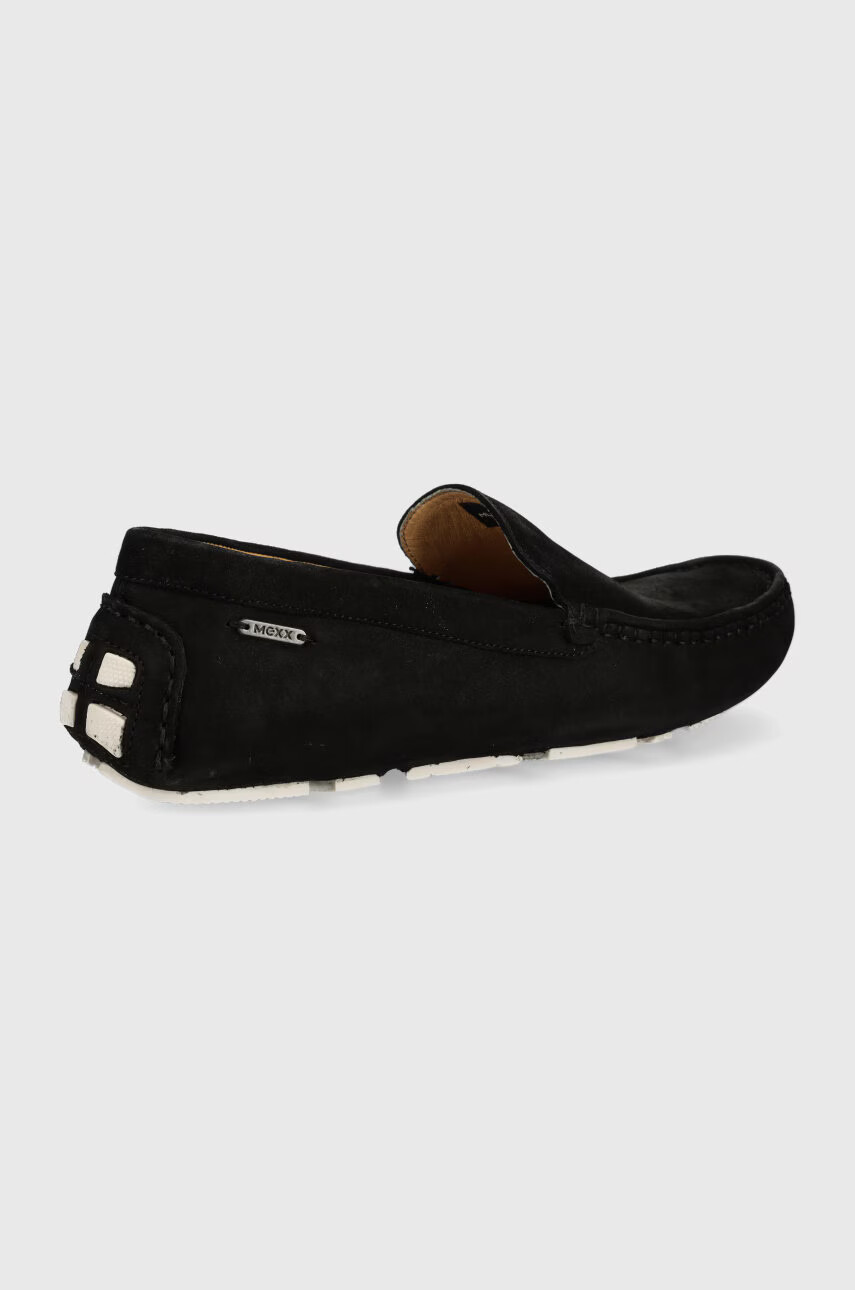 Mexx Кожени мокасини Moccassin Gabe в черно - Pepit.bg
