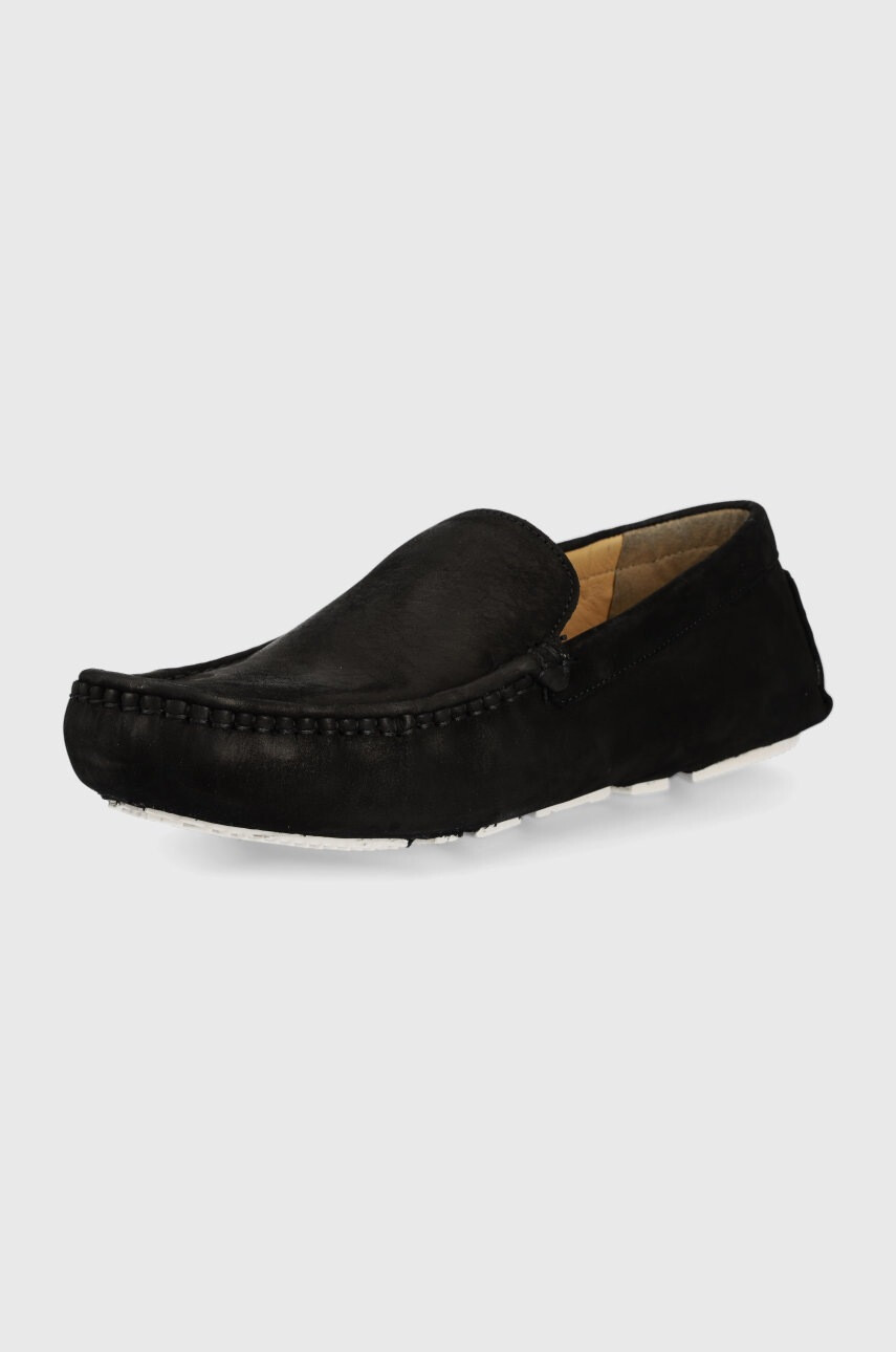 Mexx Кожени мокасини Moccassin Gabe в черно - Pepit.bg