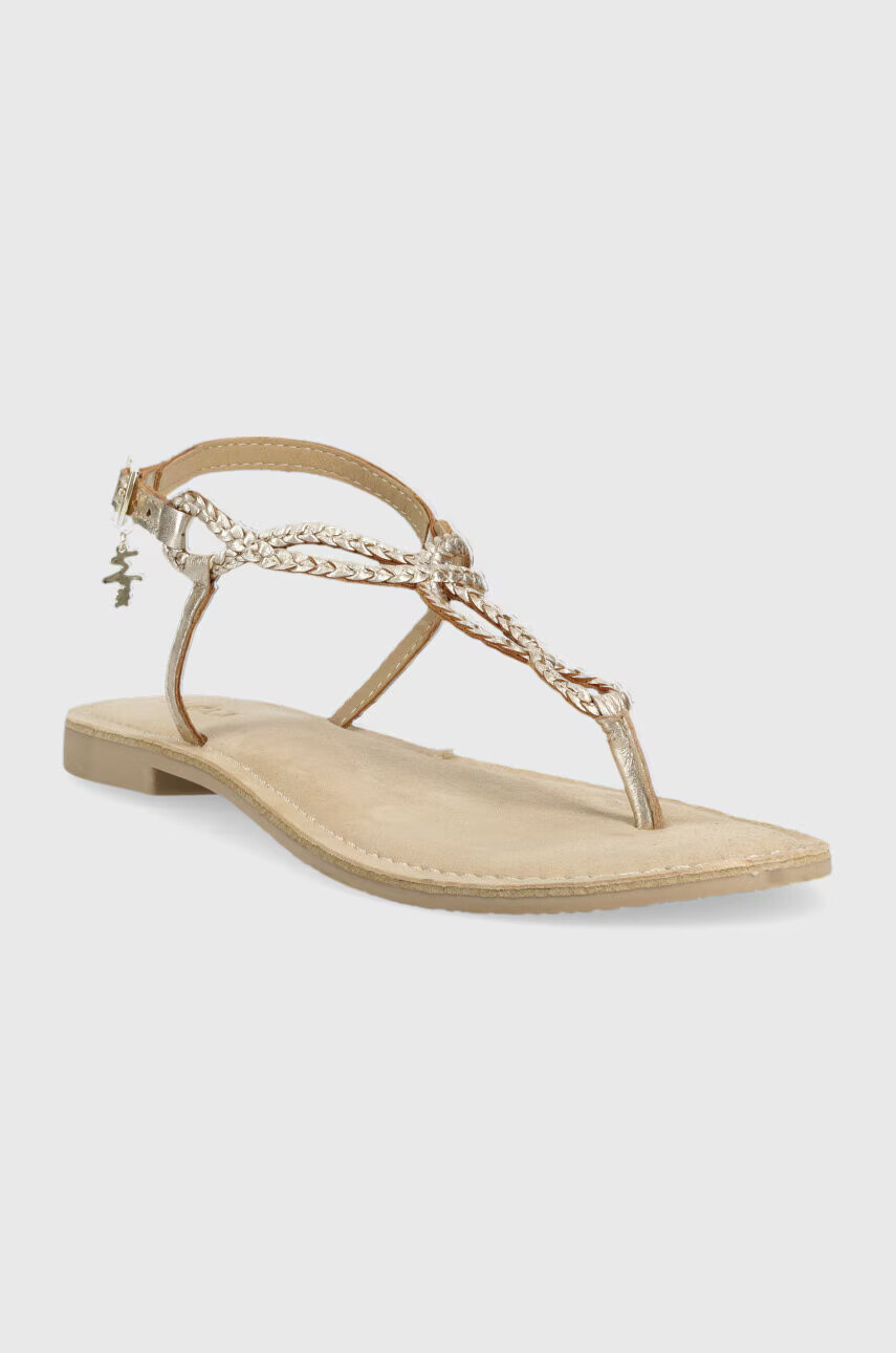 Mexx Кожени сандали Jolene в златисто MXCY012801W - Pepit.bg