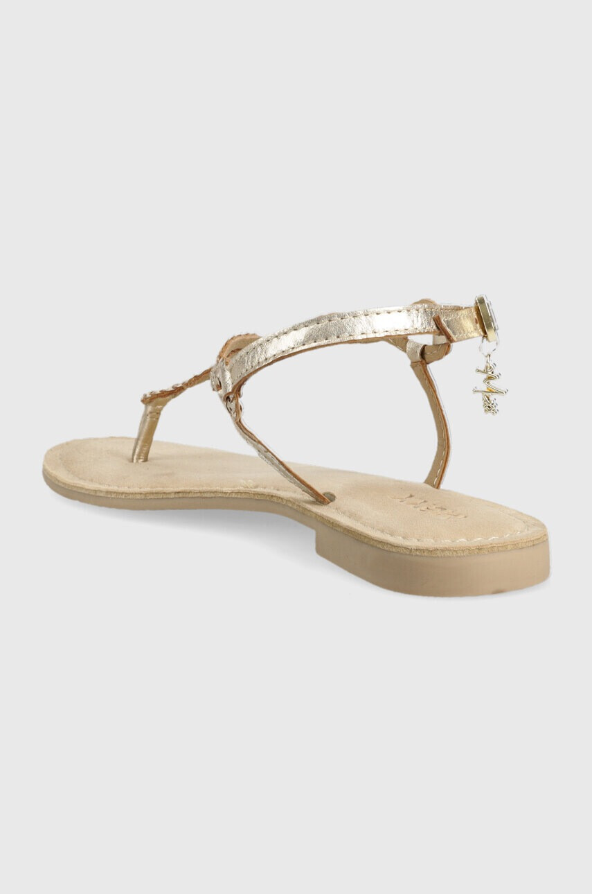 Mexx Кожени сандали Jolene в златисто MXCY012801W - Pepit.bg