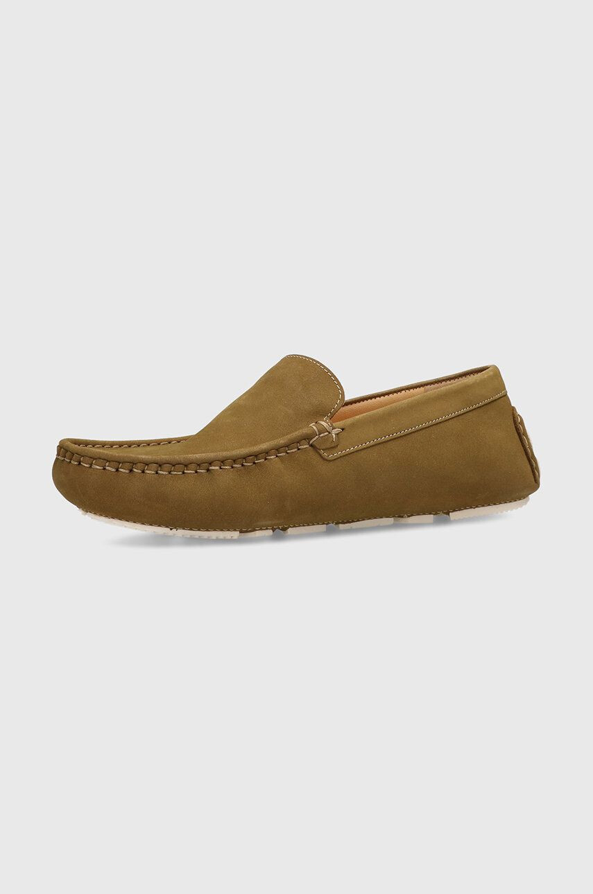 Mexx Велурени мокасини Moccassin Gabe в зелено - Pepit.bg