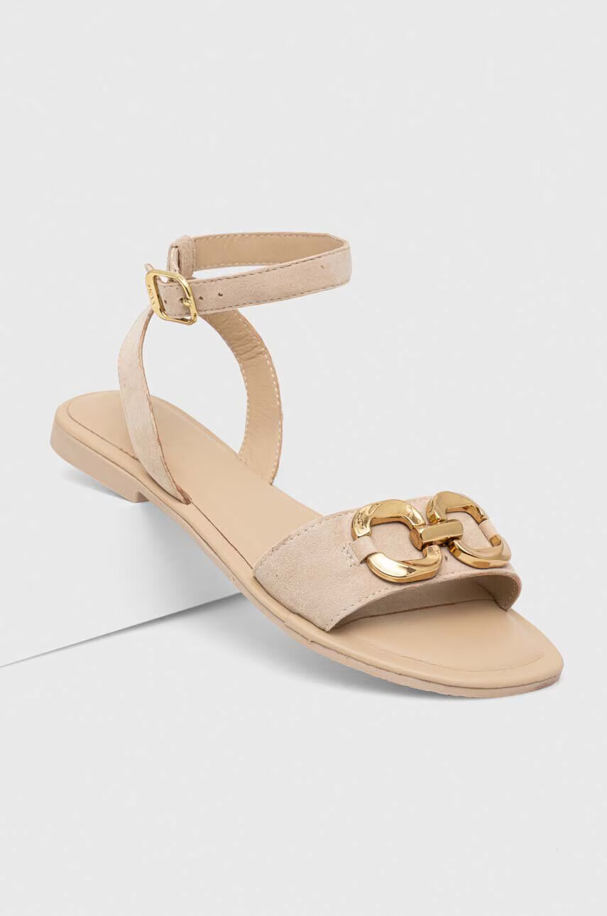 Mexx Велурени сандали Lena в бежово MXCY011802W - Pepit.bg