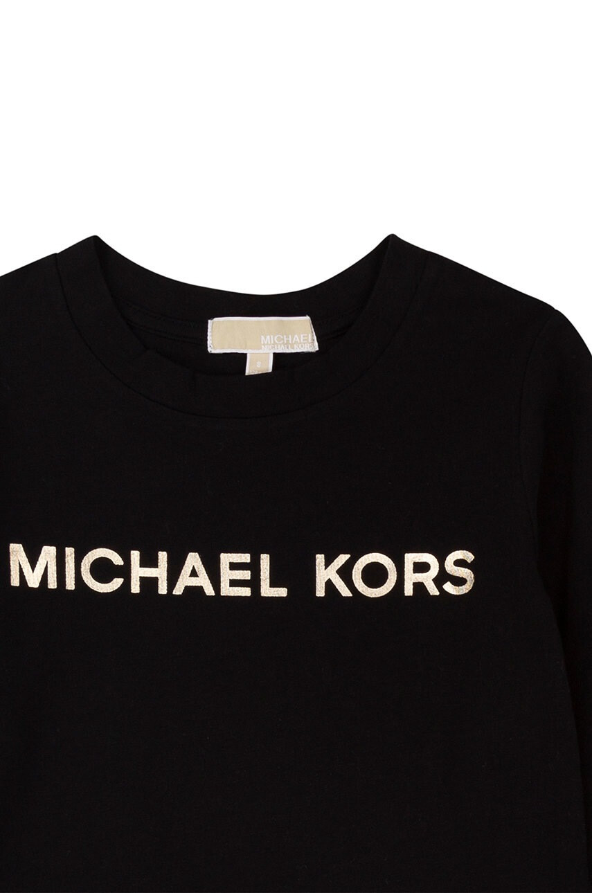 Michael Kors Детска блуза с дълги ръкави в черно - Pepit.bg