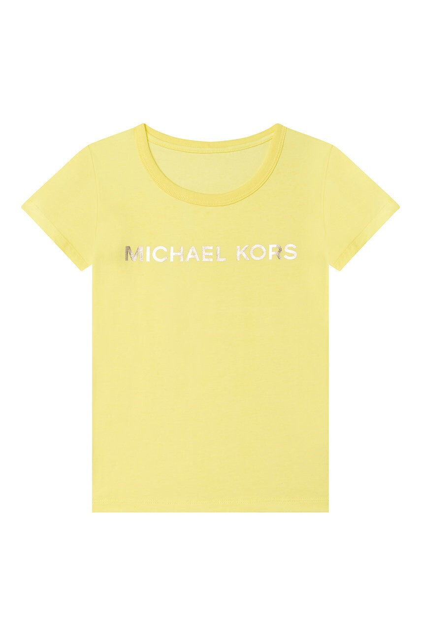 Michael Kors Детска памучна тениска в бяло - Pepit.bg