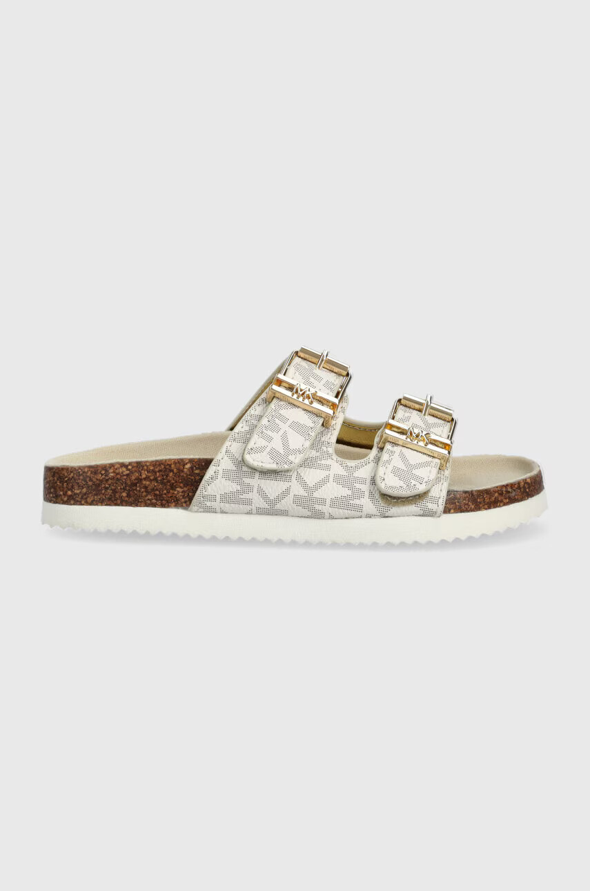 Michael Kors Детски чехли в бежово - Pepit.bg