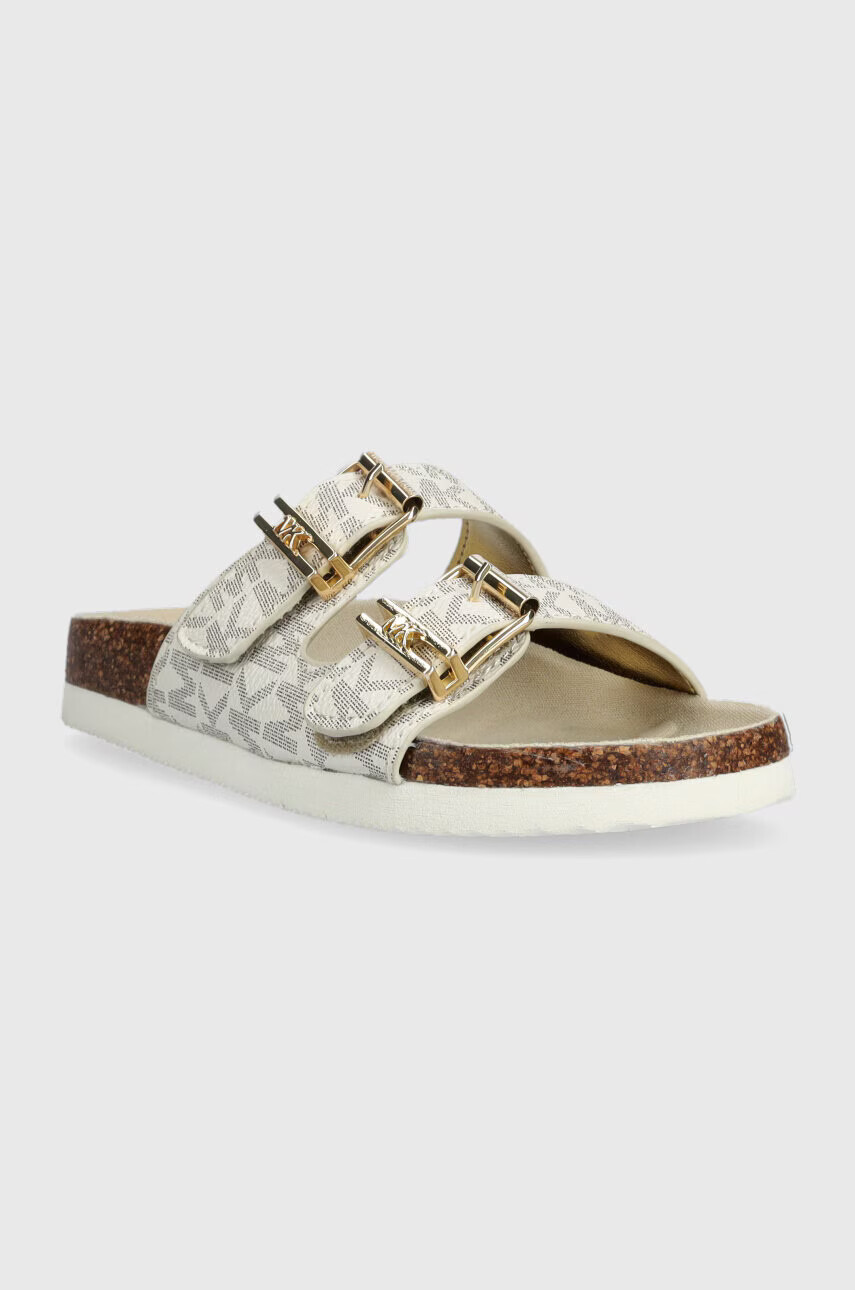Michael Kors Детски чехли в бежово - Pepit.bg