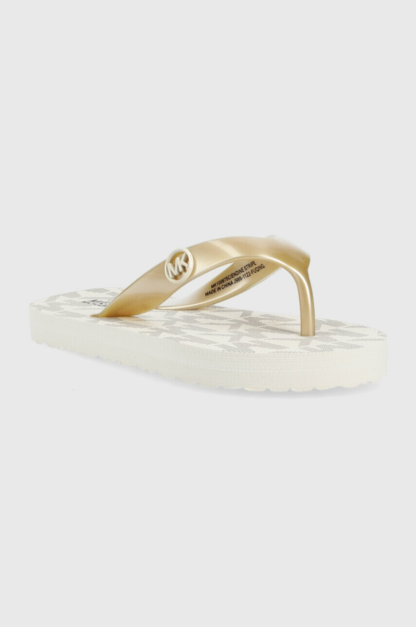 Michael Kors Детски джапанки в златисто - Pepit.bg