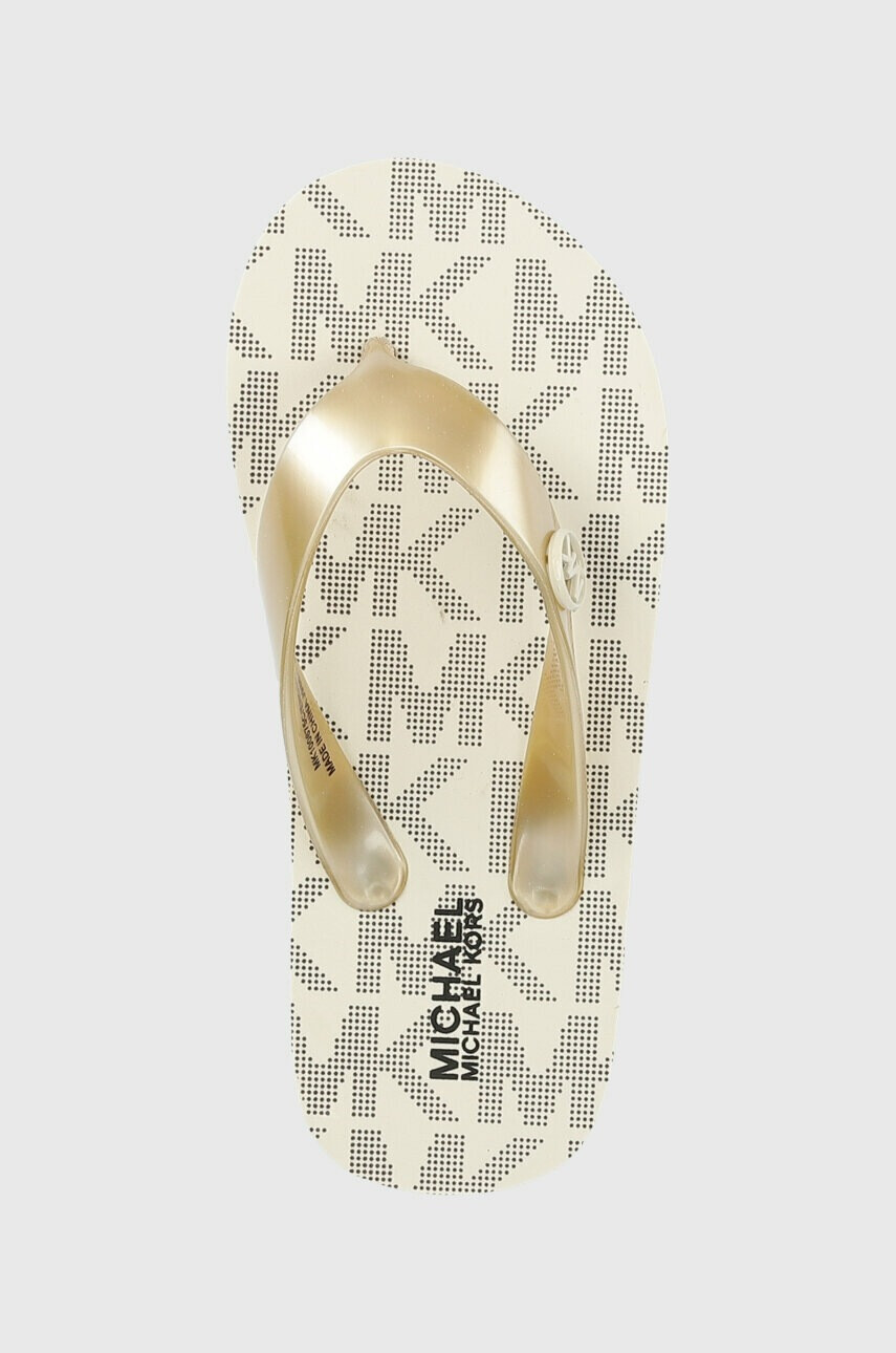 Michael Kors Детски джапанки в златисто - Pepit.bg