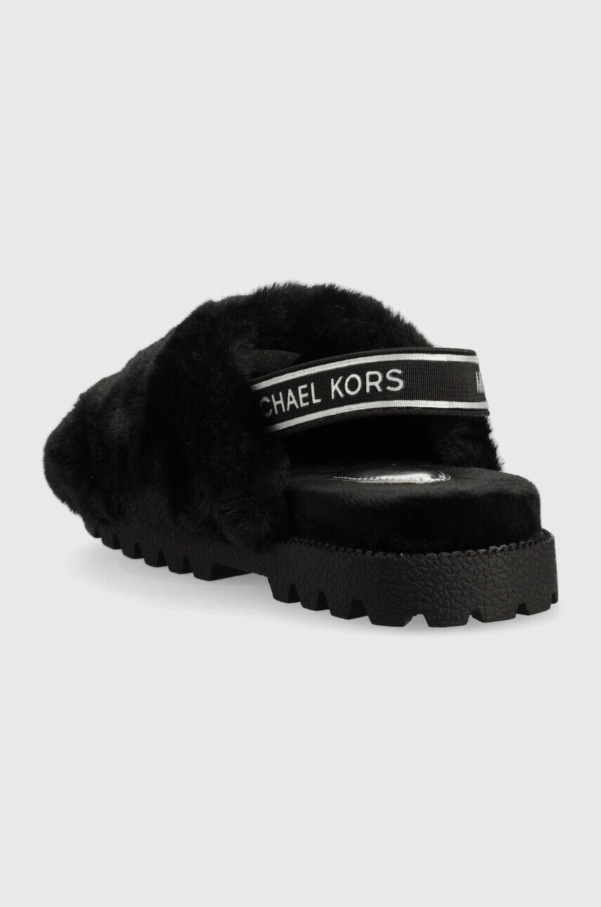 Michael Kors Детски пантофи в черно - Pepit.bg