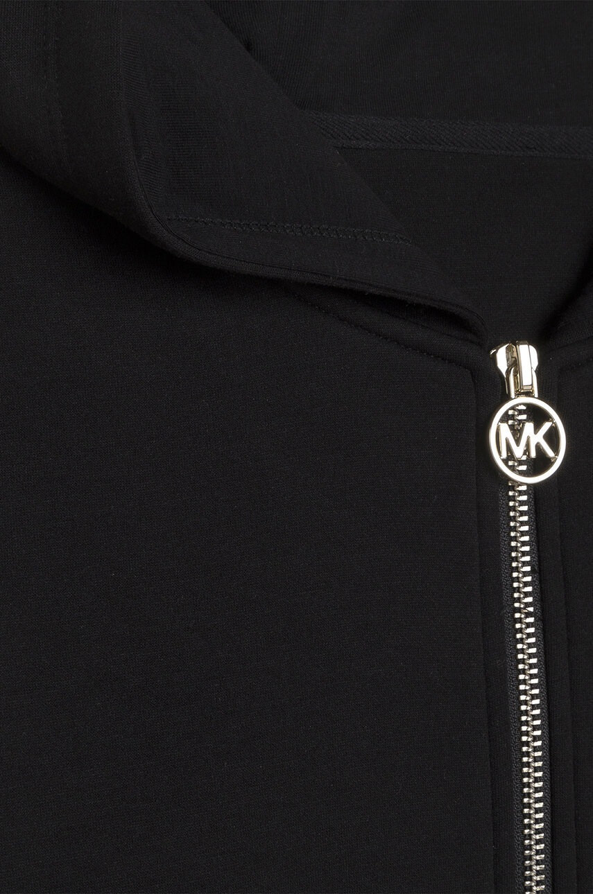 Michael Kors Детски суичър в черно с апликация - Pepit.bg