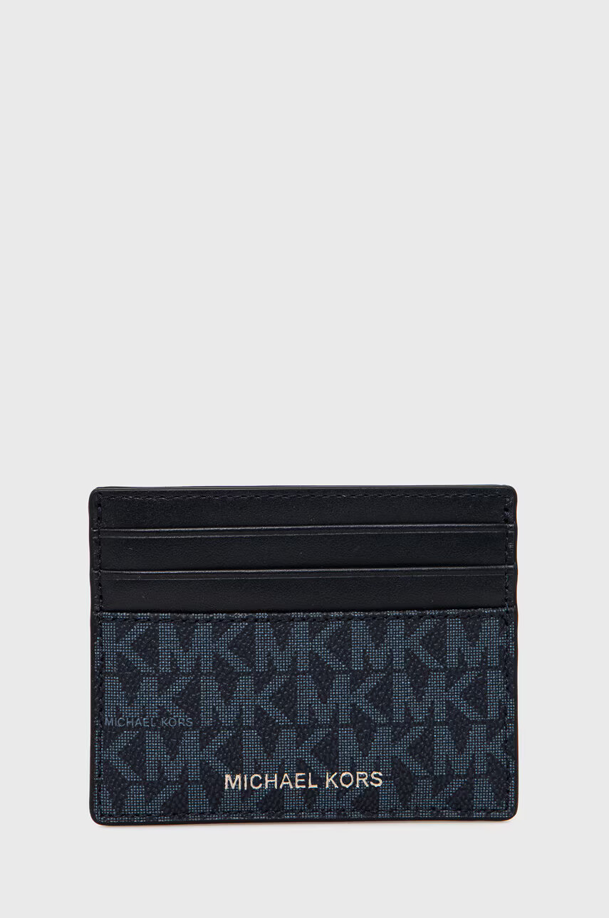 Michael Kors Калъф за карти мъжки в тъмносиньо - Pepit.bg