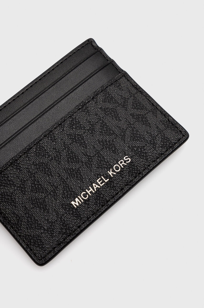 Michael Kors Калъф за карти мъжки в черно - Pepit.bg