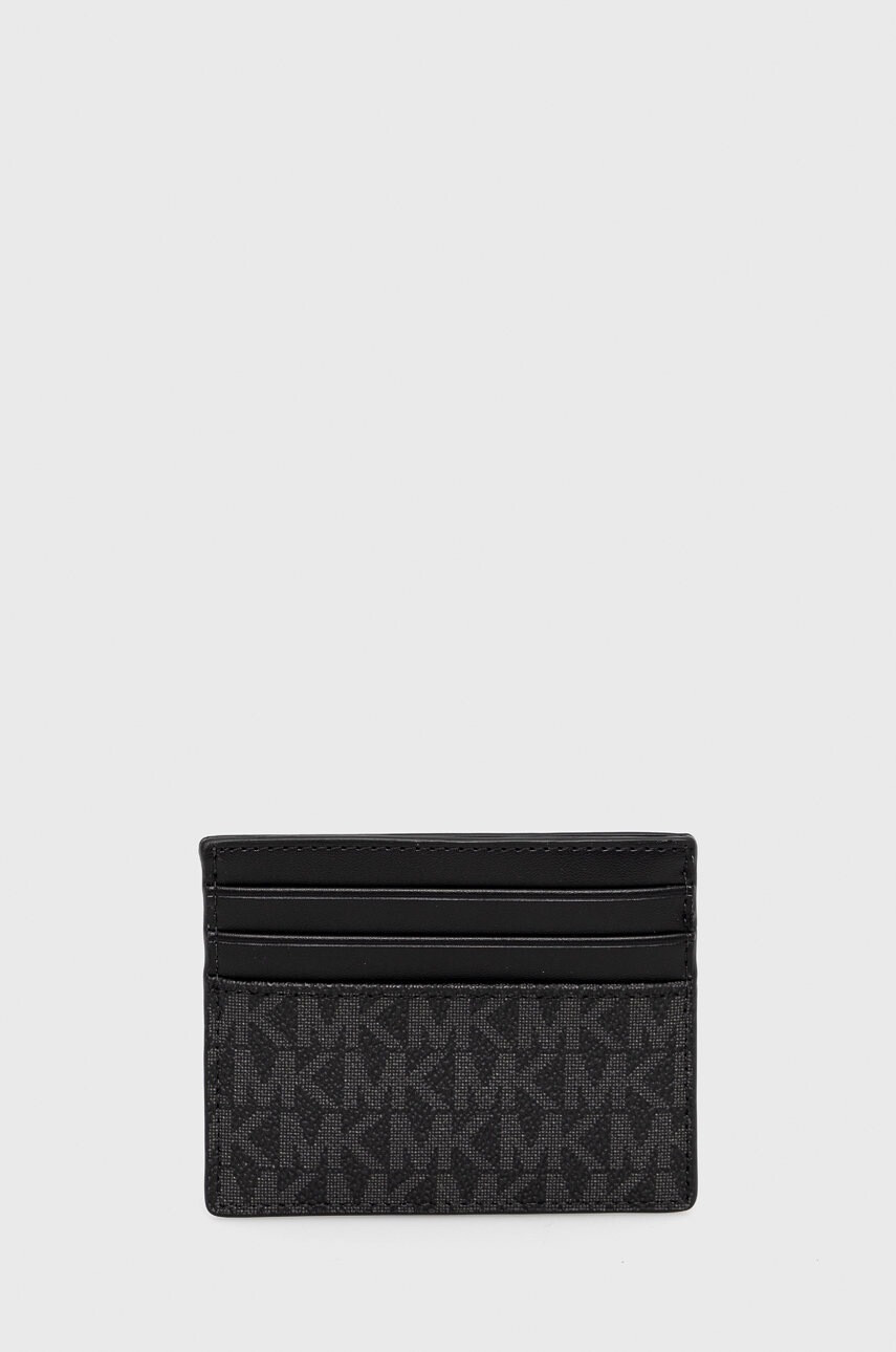 Michael Kors Калъф за карти мъжки в черно - Pepit.bg