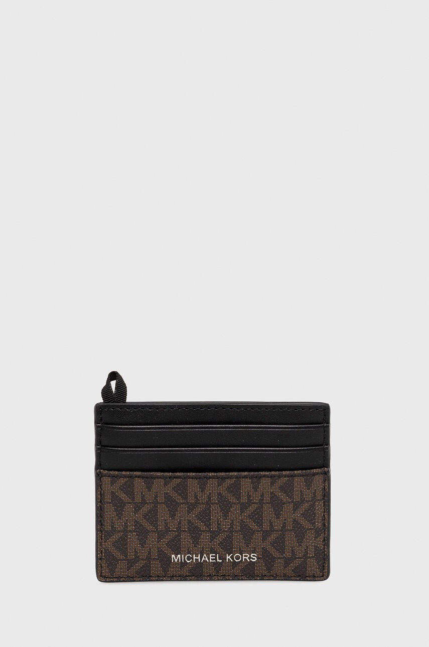 Michael Kors Калъф за карти мъжки в черно - Pepit.bg