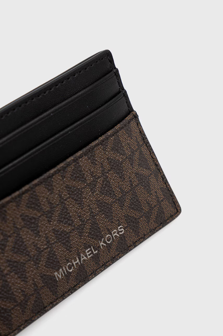 Michael Kors Калъф за карти мъжки в черно - Pepit.bg