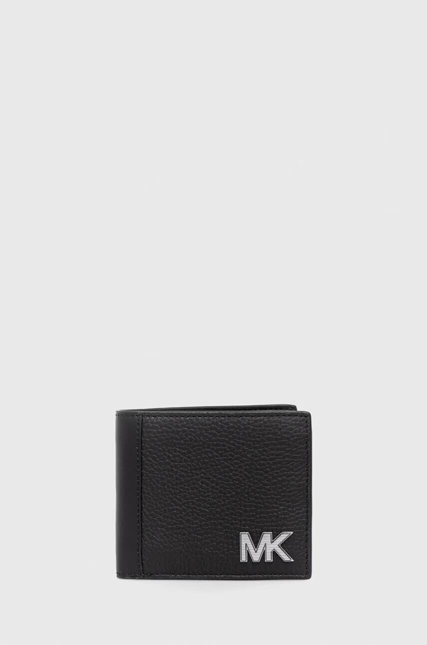 Michael Kors Кожен портфейл мъжки в черно - Pepit.bg