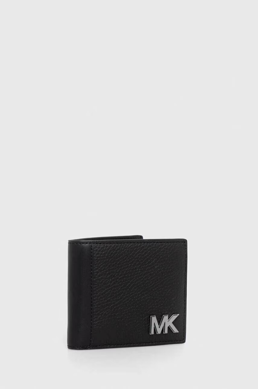 Michael Kors Кожен портфейл мъжки в черно - Pepit.bg