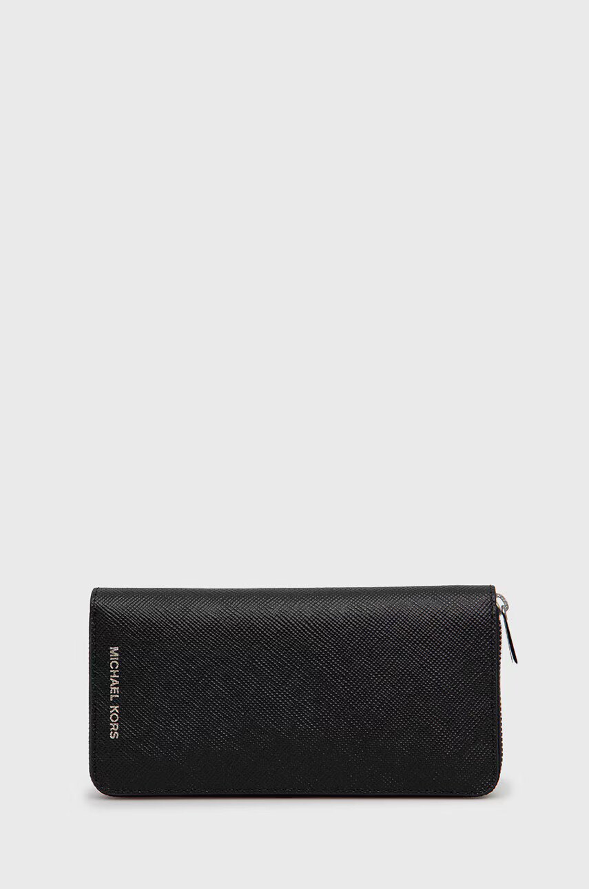 Michael Kors Кожен портфейл мъжки в черно - Pepit.bg