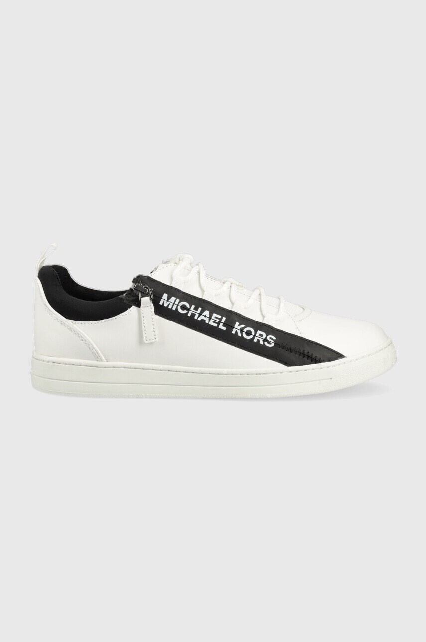 Michael Kors Кожени маратонки Keating в бяло - Pepit.bg