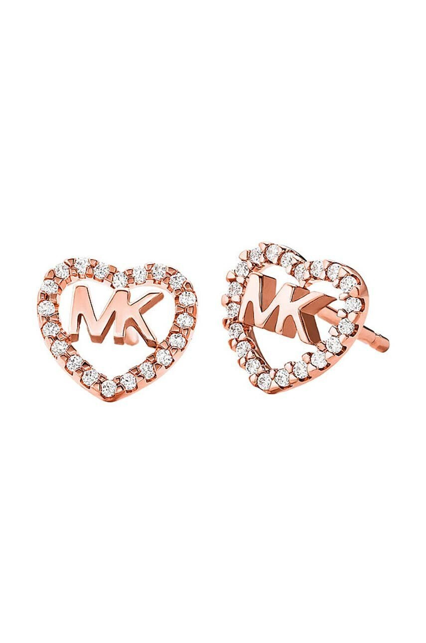 Michael Kors Позлатени сребърни обици - Pepit.bg