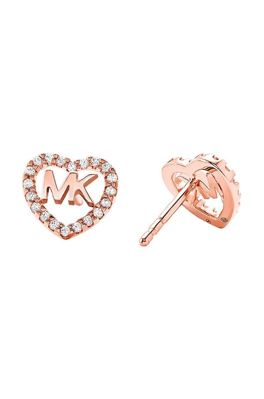 Michael Kors Позлатени сребърни обици - Pepit.bg