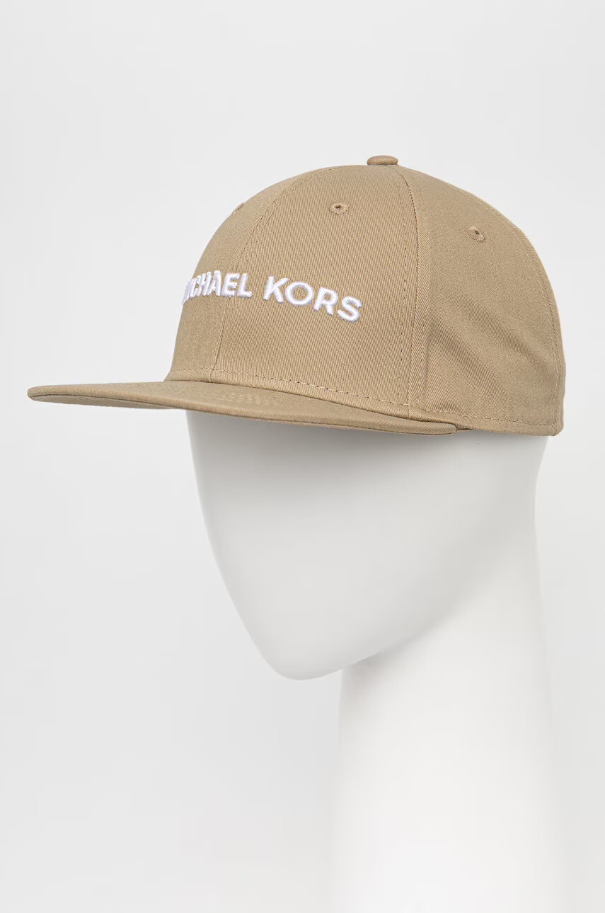 Michael Kors Шапка в бежово с апликация - Pepit.bg