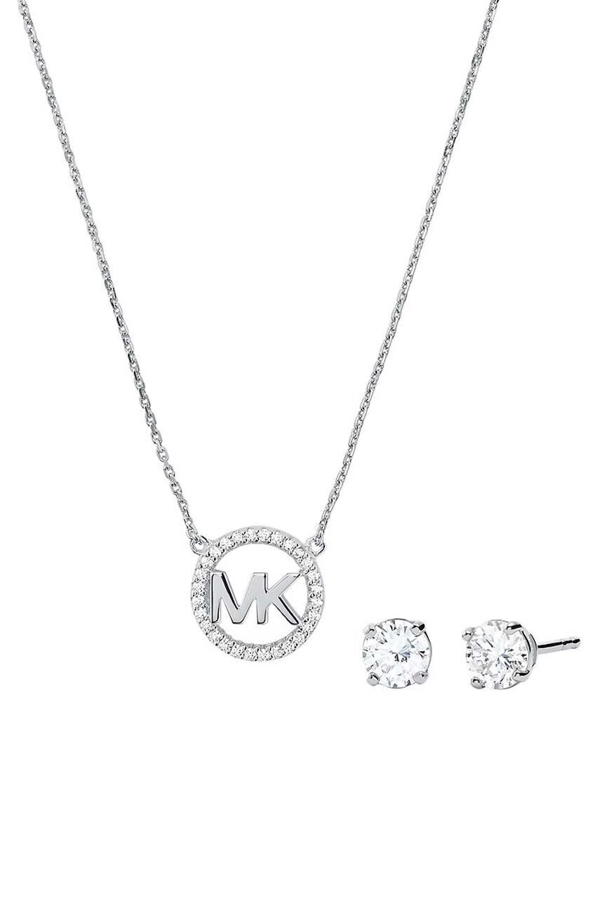 Michael Kors Сребърно колие и обици - Pepit.bg