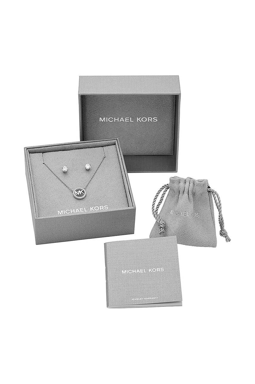 Michael Kors Сребърно колие и обици - Pepit.bg
