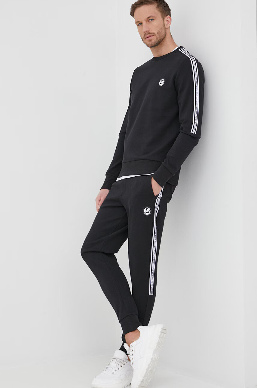 Michael Kors Суичър в черно с апликация - Pepit.bg