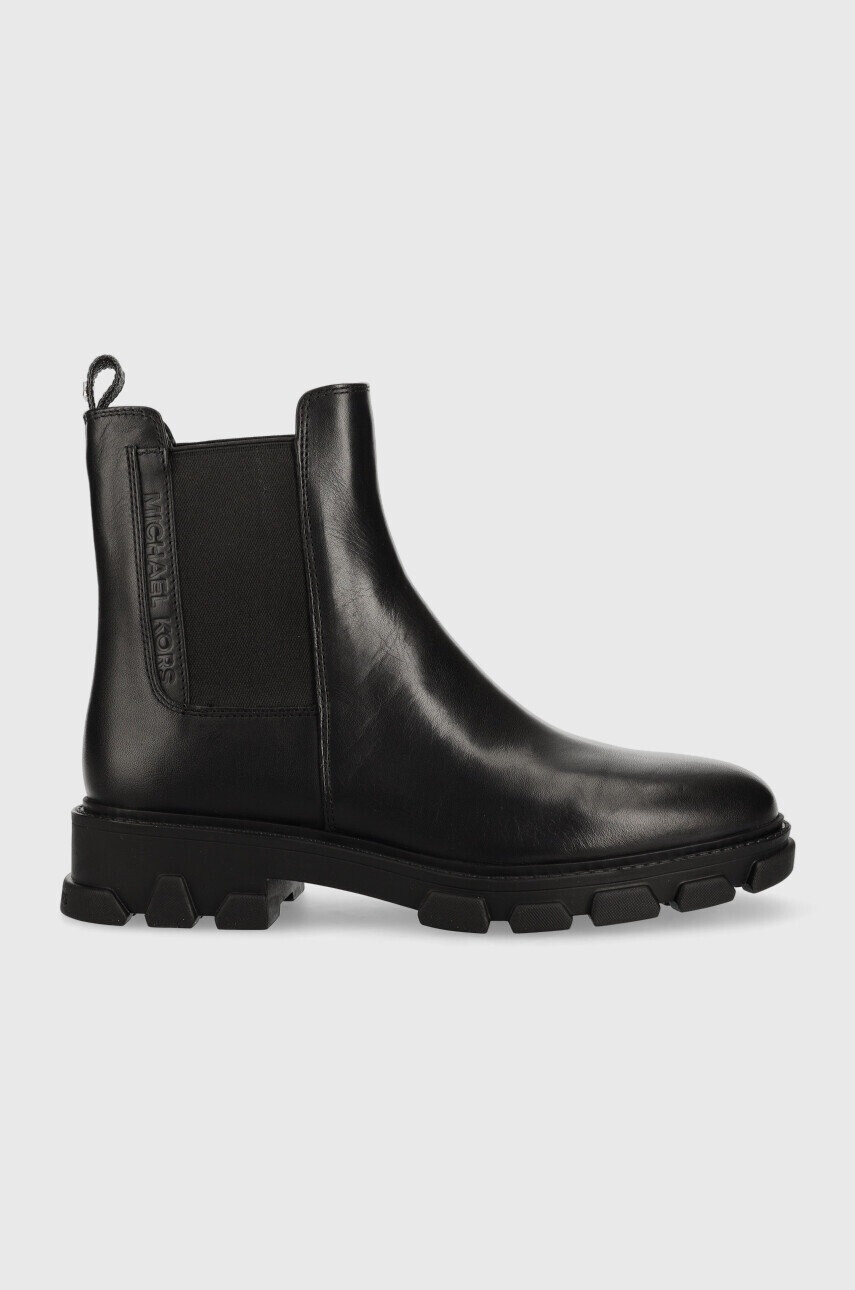 MICHAEL Michael Kors Боти челси Ridley в черно с платформа - Pepit.bg