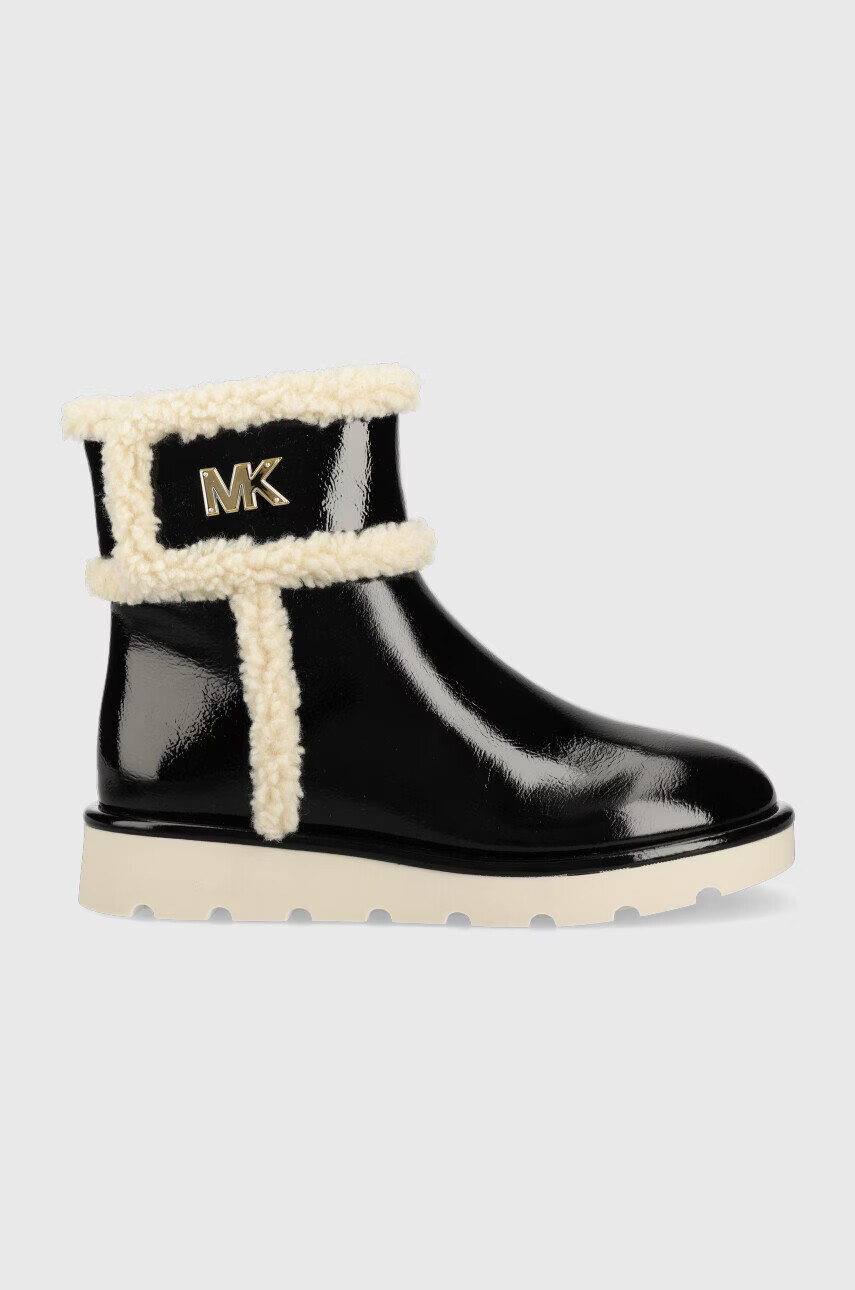 MICHAEL Michael Kors Боти Marly в черно с равна подметка с изолация - Pepit.bg