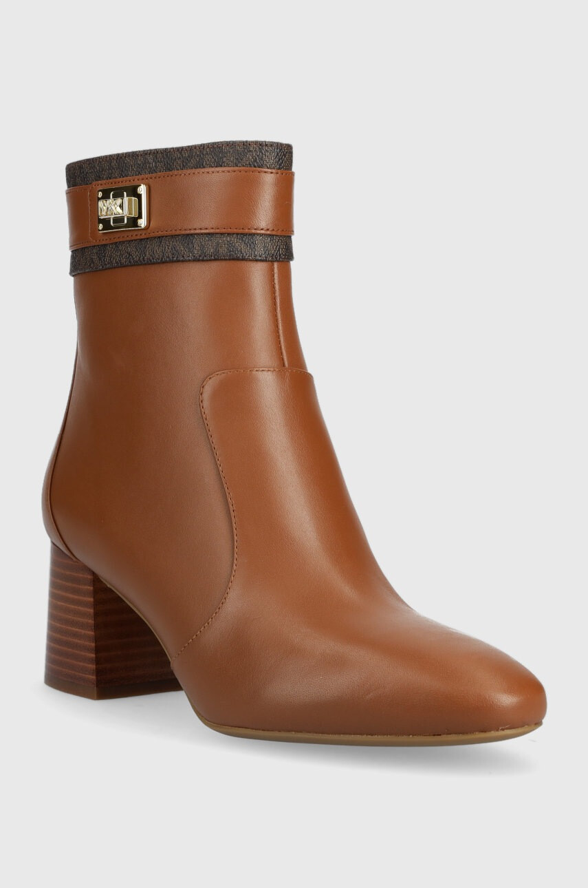 MICHAEL Michael Kors Боти Padma в кафяво с висок ток - Pepit.bg