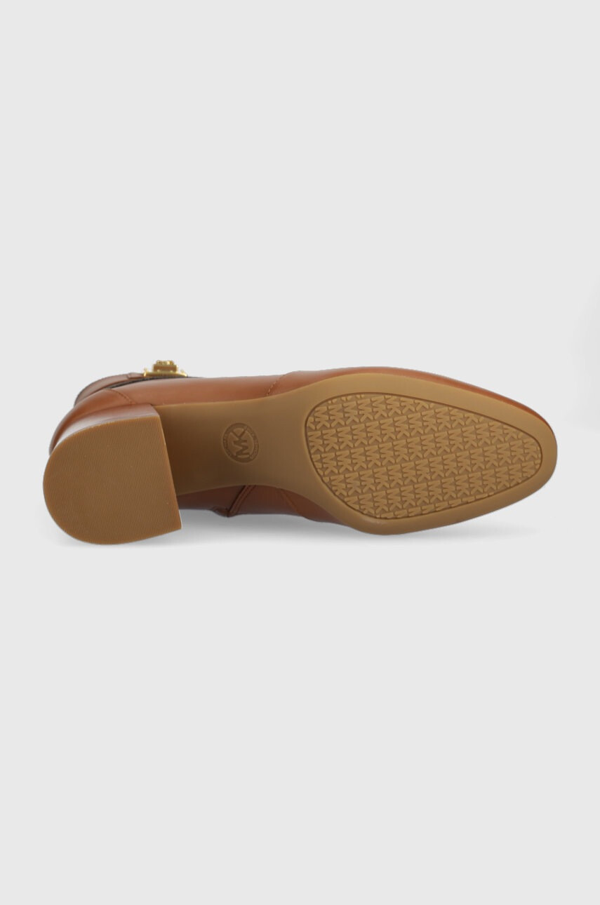 MICHAEL Michael Kors Боти Padma в кафяво с висок ток - Pepit.bg