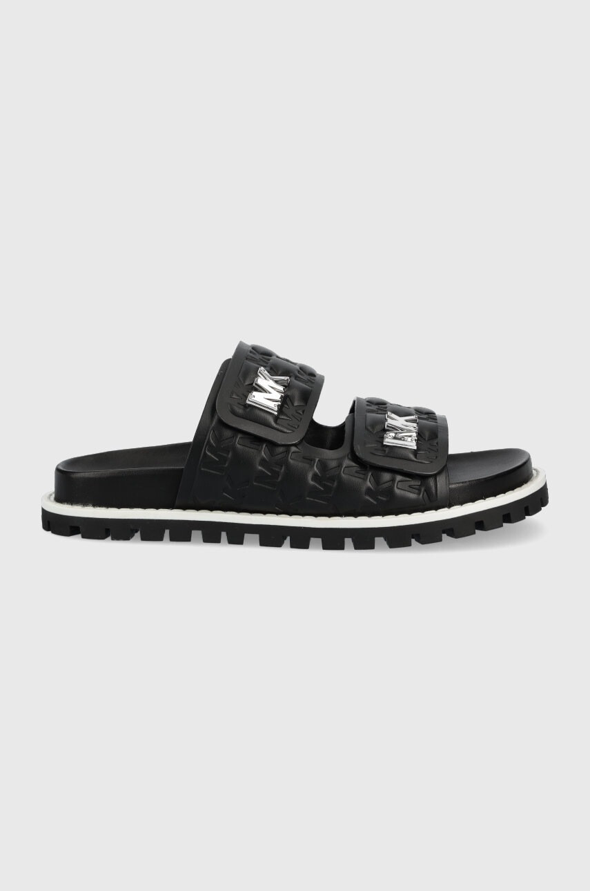 MICHAEL Michael Kors Чехли Michael Kors Stark Slide дамски в черно - Pepit.bg