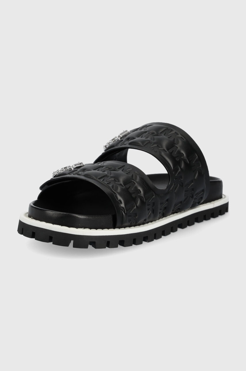 MICHAEL Michael Kors Чехли Michael Kors Stark Slide дамски в черно - Pepit.bg
